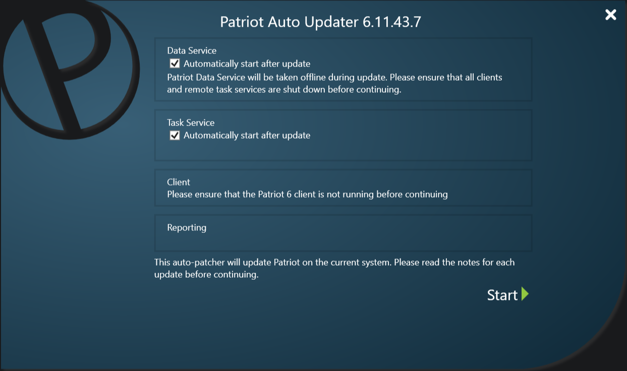 The Patriot Auto Updater