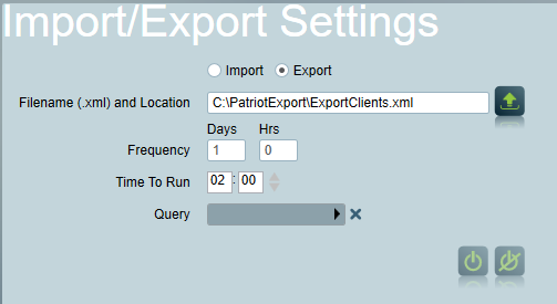 Automated Import/Export