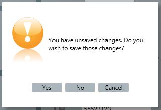 Orange &#39;Unsaved Changes&#39; icon