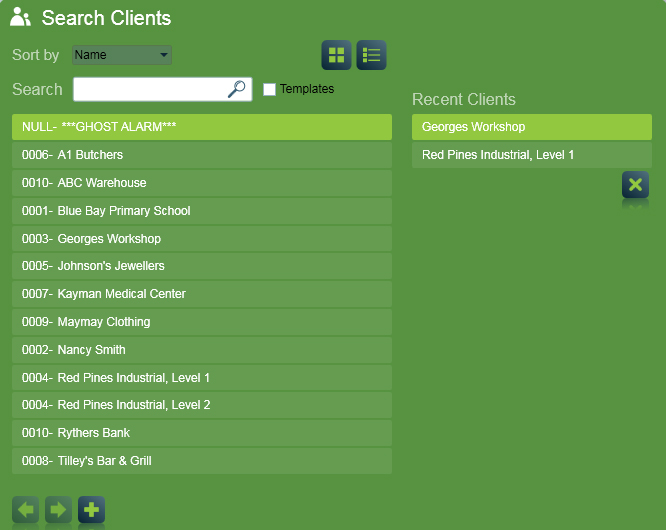 Search Clients