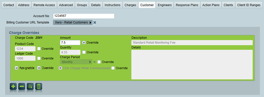 Billing Customer Settings