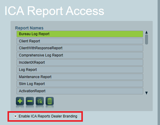 Enable ICA Reports Dealer Branding