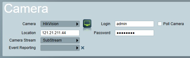 DVR Settings on the client Zones Tab