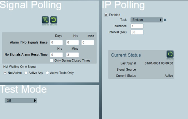 Emizon Polling Tab