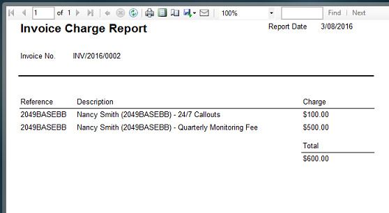 Invoice Report