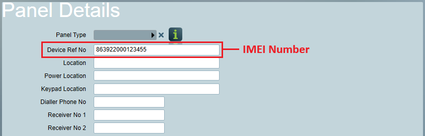 Set device IMSI as client device ref.