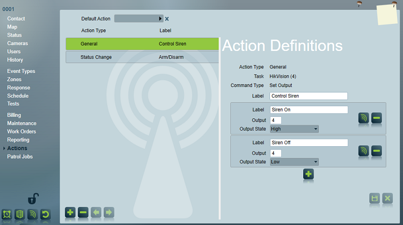 HikVision Action Commands