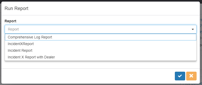 ICA Activation Report Options