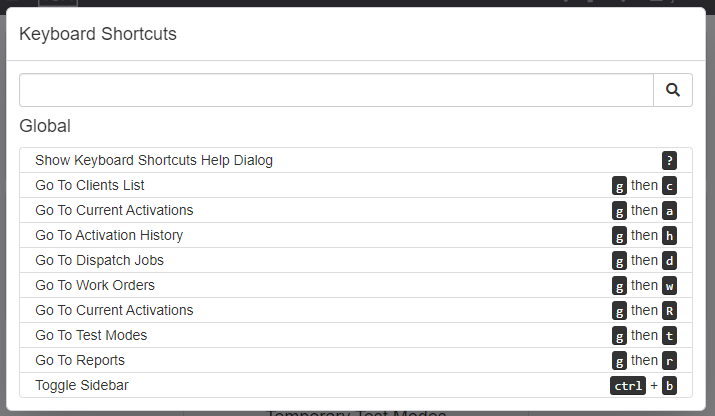 ICA Shortcuts