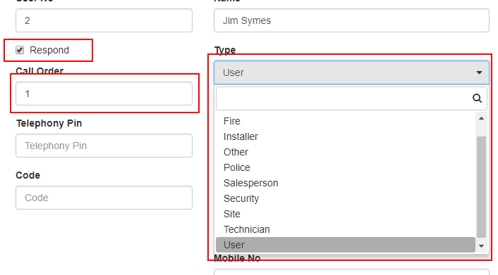 ICA adding a User to a Response Plan