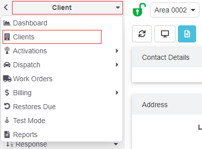 ICA Client List Button