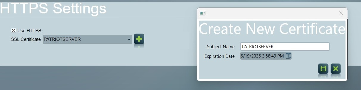 Generating A New Self Signed Certificate