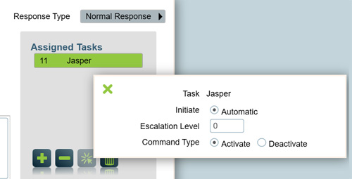 Jasper Assigned Task Settings