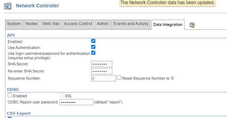 Enable API access