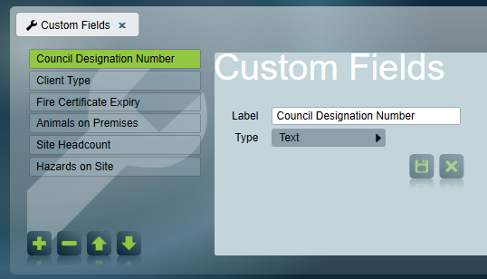 Custom Field Configuration