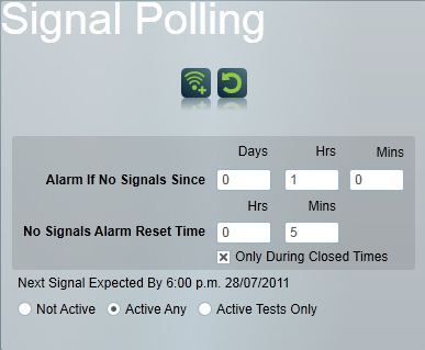 signal polling settings