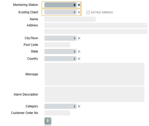 Manual Dispatch Request in Patriot Version 6 Client