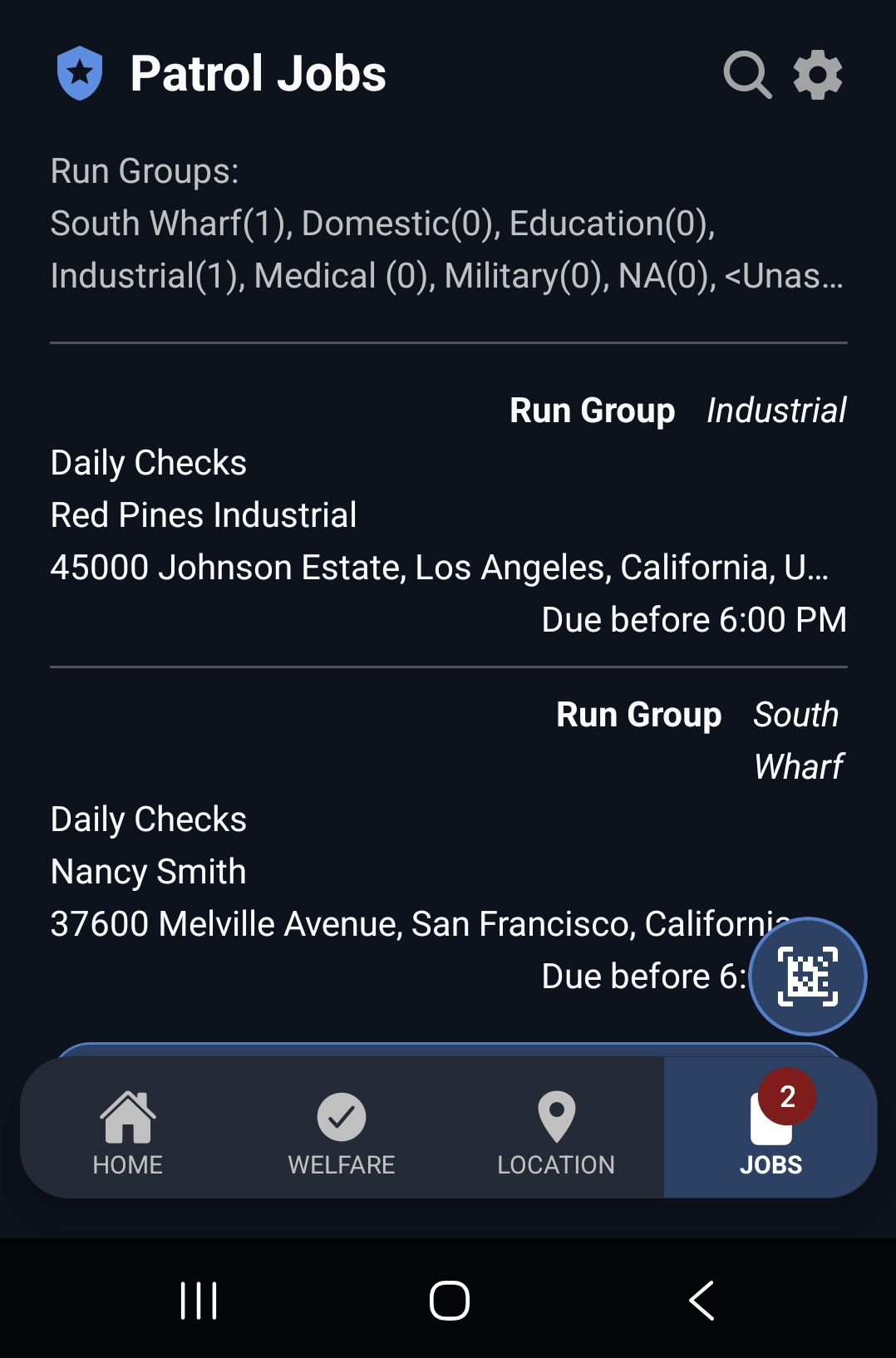 Plink Job List