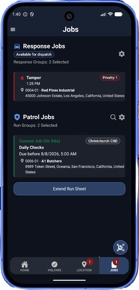 Plink Response and Patrol Jobs