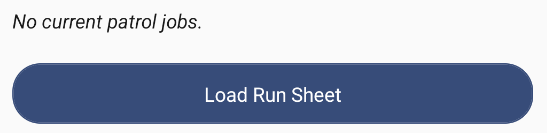 Patrol Jobs Load Runsheet button