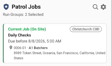 Example Patrol Jobs