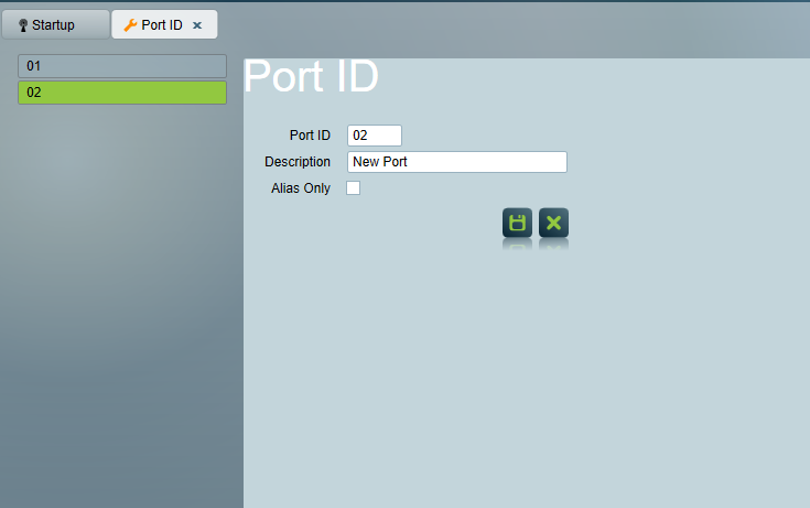 Creating a new Port ID