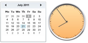 Clicking the time specified for &quot;Sleep Until&quot; opens a quick select date and time window.