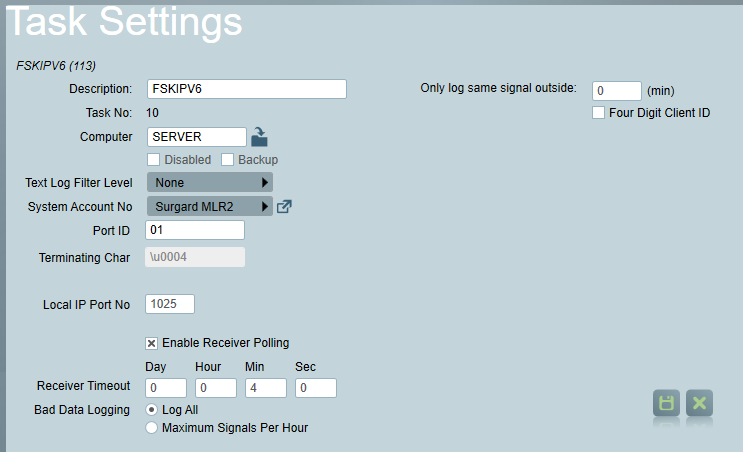 Radionet Universal Task Setup