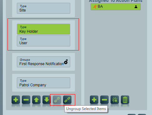 Response Plans - combined users