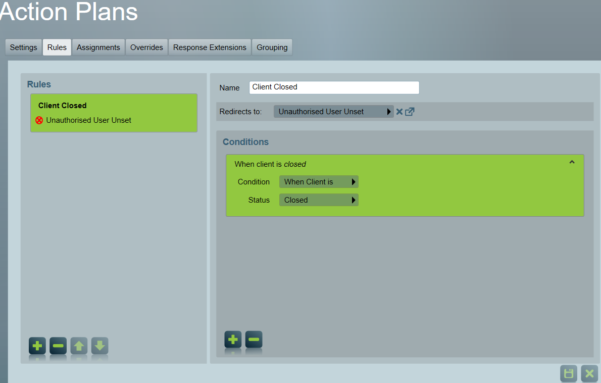 Monitor User Open/Close Action Plan
