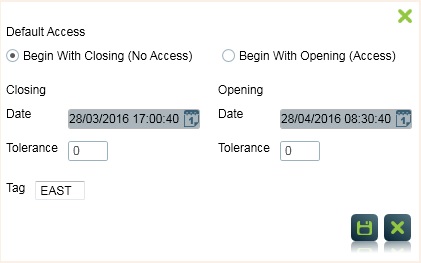 Manual backup setup