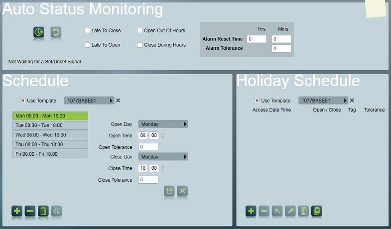 Manual backup setup